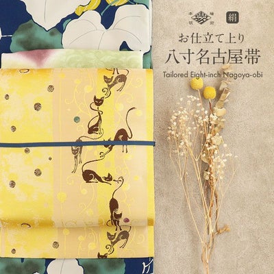 博多帯 筑前帯 博多八寸帯 ＜お仕立て上がり＞ 本場筑前博多織 紋八寸 
