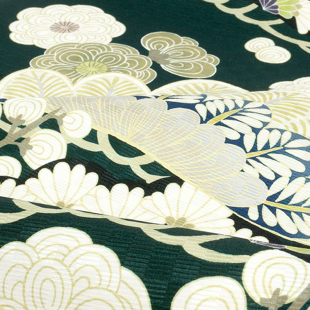 袋帯 松竹梅 菊 花文 金 カーキ NO-936 袋帯 松竹梅 菊 花文 金 カーキ NO-936 【公式通販】