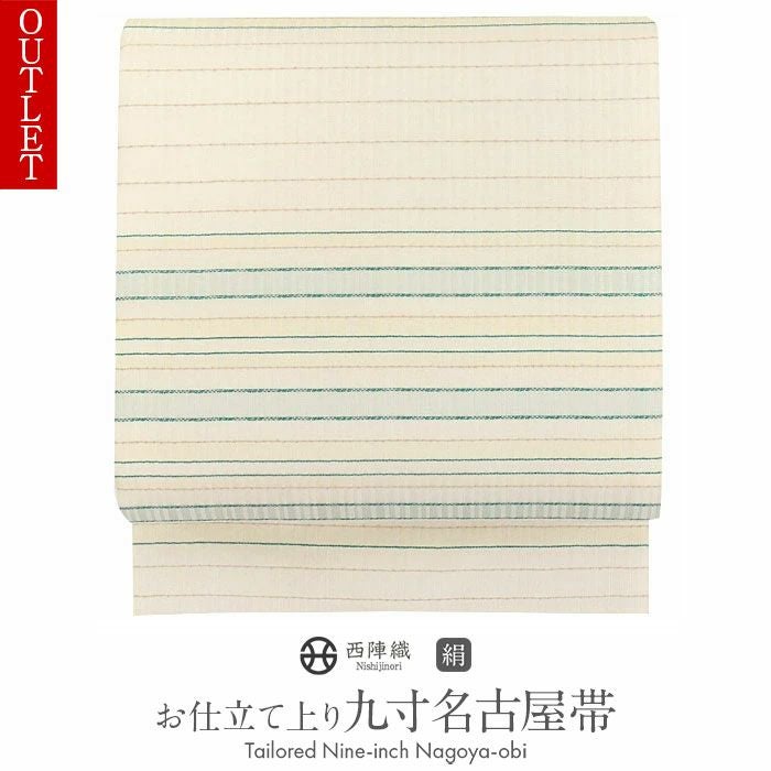 na_y_002_1 弥栄織物謹製　名古屋帯　九寸 仕立上がり 京都西陣織 正絹 20038367-0201.jpg