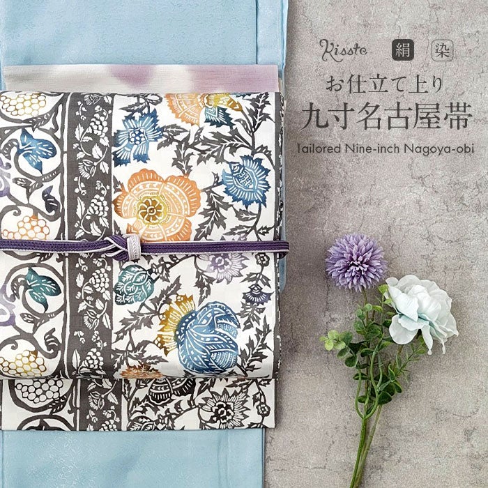 浴衣 単品 ＜龍村美術きもの＞ お仕立て上がり浴衣 ＜濃紺／松竹梅