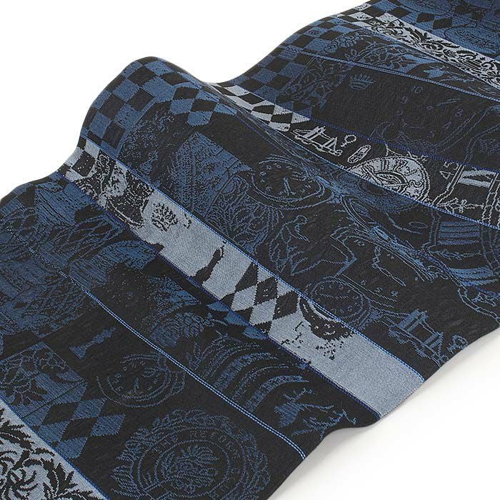 小紋紬色無地御召などのお着物にすぐ使えるお仕立て上がり九寸名古屋帯。春秋冬袷単衣の時期のお着物のお締めいただけます。