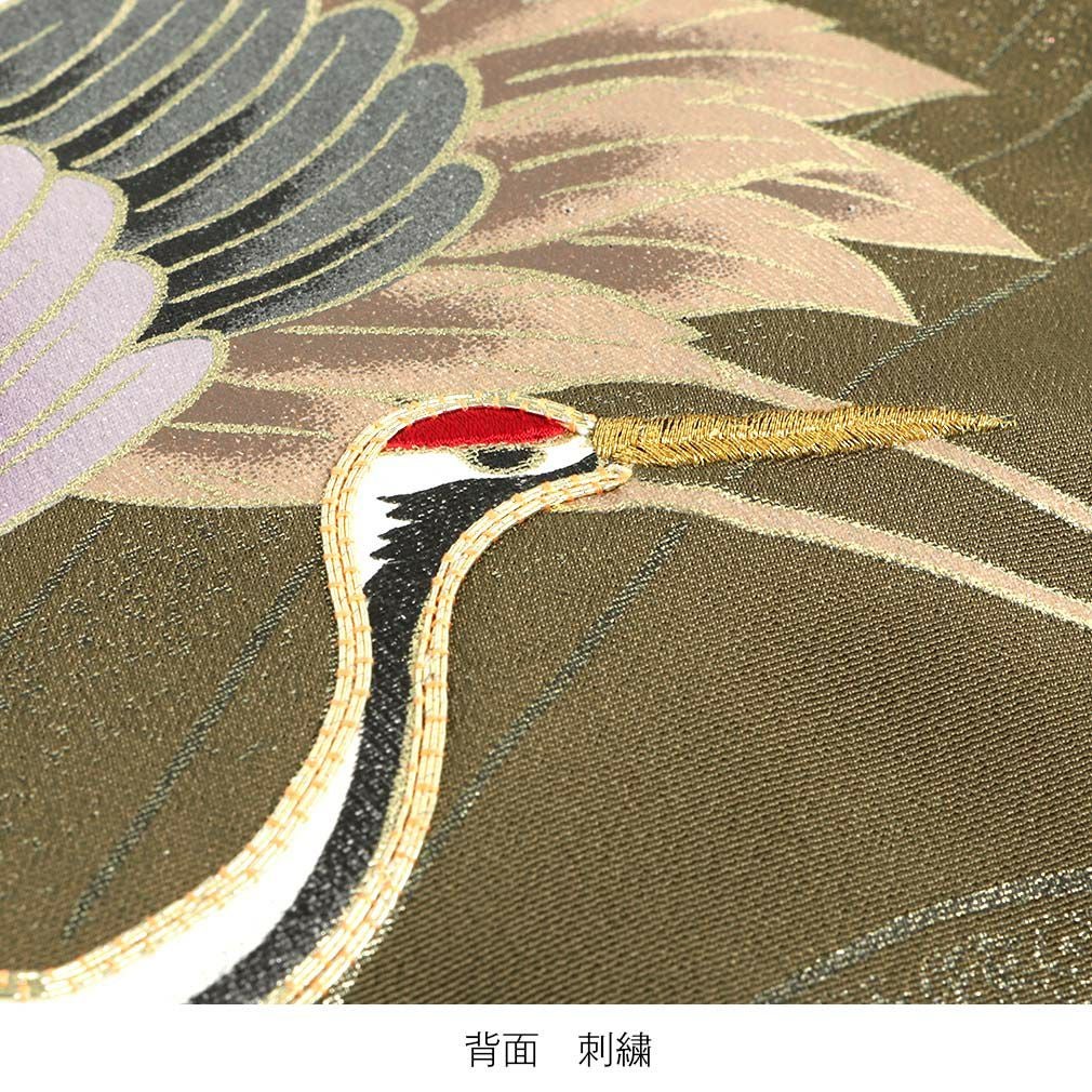 お宮参り 着物 男の子 産着 祝い着 深緑 鶴 波 正絹 のしめ 掛け着 初 お宮参り 着物 男の子 産着 祝い着 深緑 鶴 波 正絹 のしめ 掛け着 初