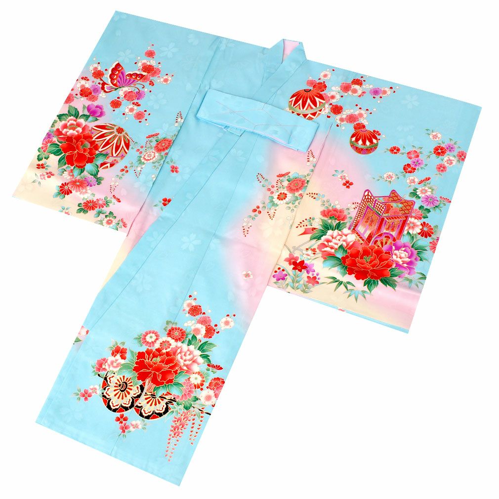 a753x54 訳あり 産着 女の子 水色 花 鞠 化粧箱付き a753x54 訳あり 産着 女の子 水色 花 鞠 化粧箱付き 【公式通販】