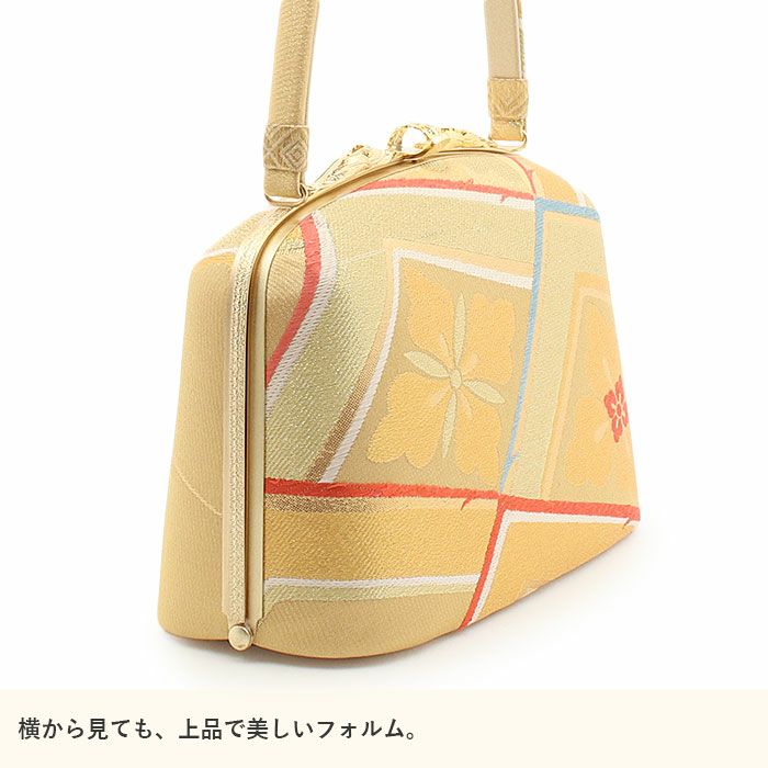 草履バッグセット 振袖用 紗織 沙織 Mサイズ Lサイズ 金 ゴールド