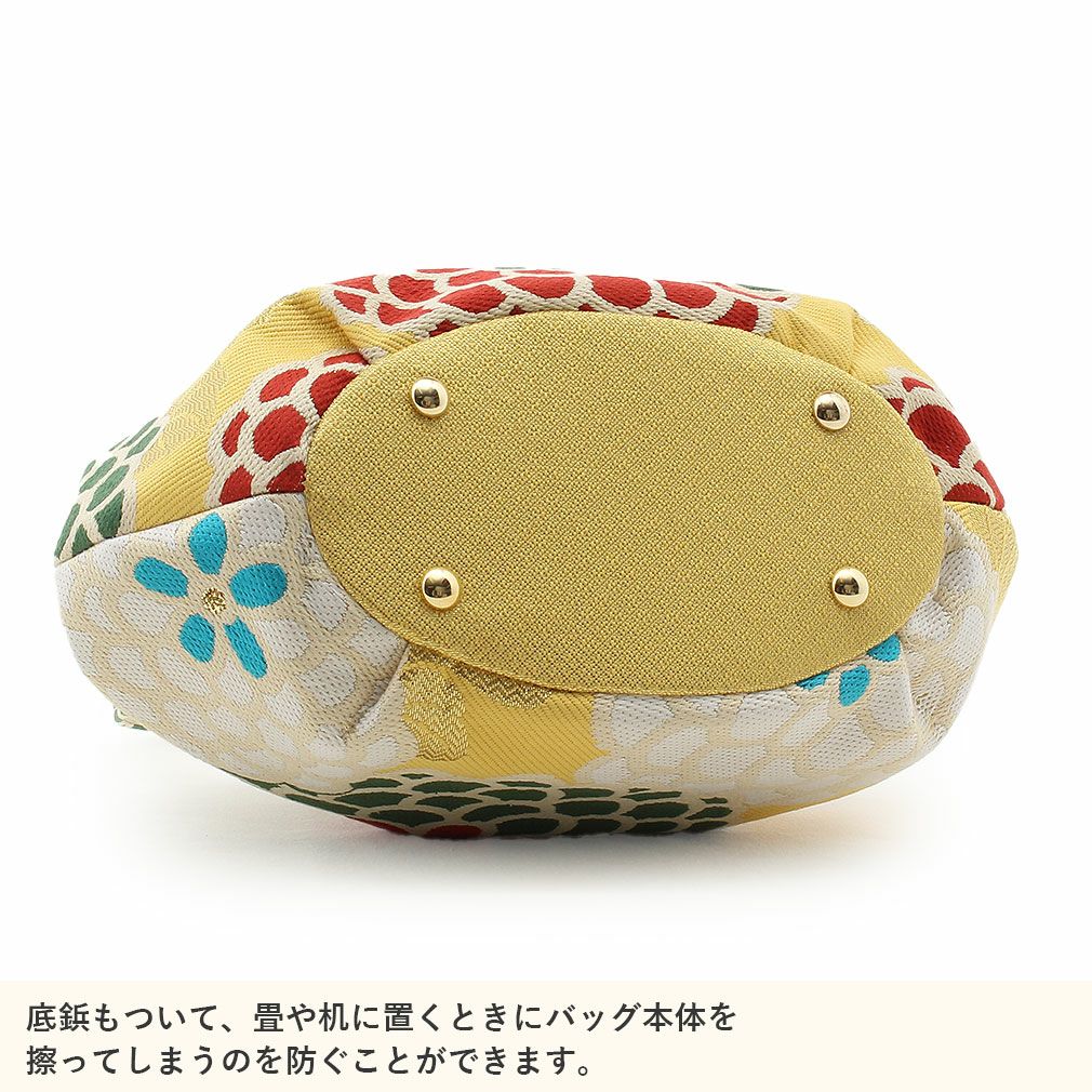 成人式 草履バッグセット 厚底 世美庵 Lサイズ フリーサイズ 黄色 赤