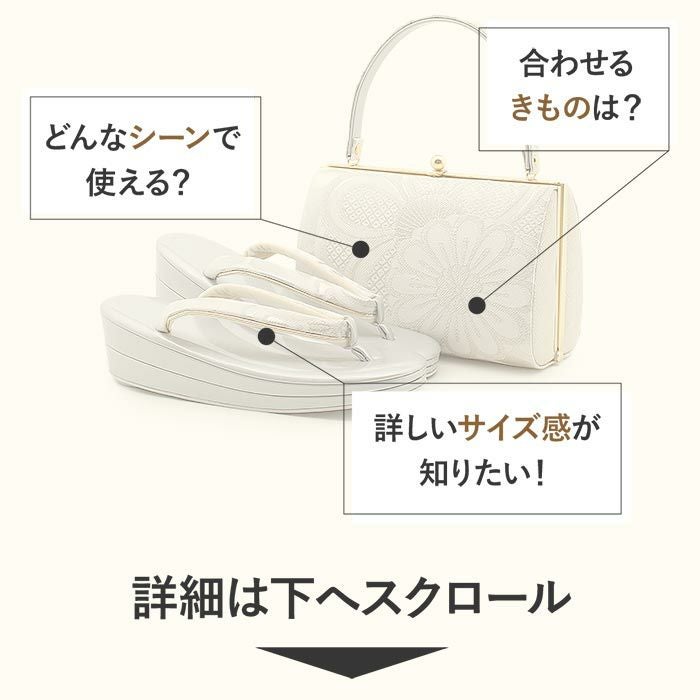 草履バッグセット 成人式 振袖用 卒業袴 訪問着 付下げ 成人用 LL
