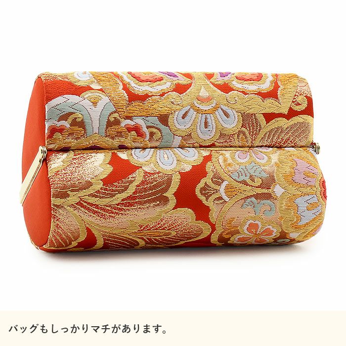 草履　バック　2点まとめてセット　ゴールド　オレンジ　箱付き　艶　光沢　着物 草履バッグセット 成人式 振袖用 卒業袴 成人用 Sサイズ 金 オレンジ