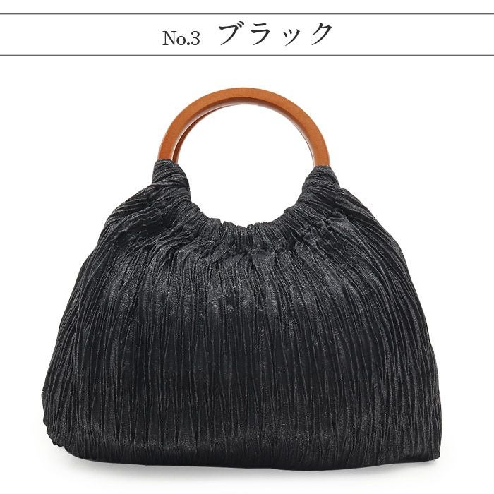 バッグお洒落バッグバルーンバッグハンドバッグ着物和装洋装レディース単品カジュアル用春夏秋ホワイトローズグレーブラック全3色丸ハンドル夏祭り花火大会夏浴衣ゆかたおしゃれかわいい10代20代30代40代50代白灰桃黒軽いふくれ織