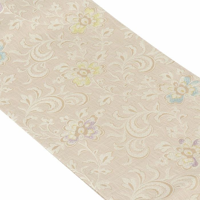 小紋紬色無地御召などのお着物にすぐ使えるお仕立て上がり九寸名古屋帯。春秋冬袷単衣の時期のお着物のお締めいただけます。