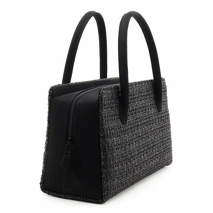 利休バッグバッグ普段着用カジュアル用レディースアイボリーブラック黒ベージュブラウン焦げ茶全4色日本製お茶席茶会利休色無地礼装小紋小紋御召紬ボストン夏バックナチュラルカラーメッシュ夏のお出掛け上品カジュアル