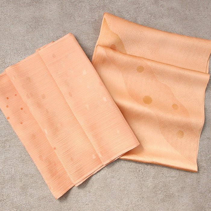 帯締め 帯揚げ 福袋 2点セット 帯締め帯揚げセット 正絹 オレンジ 礼装