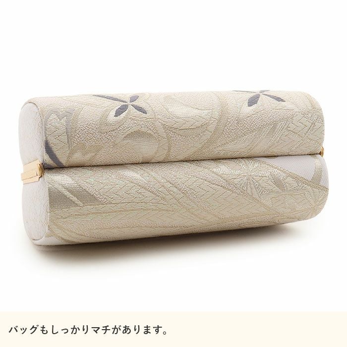 成人式⭐︎アイボリー 花柄 和装用バッグ 草履セット　used 成人式 草履バックセット 振袖 草履バッグセット 草履 バッグ 世美庵