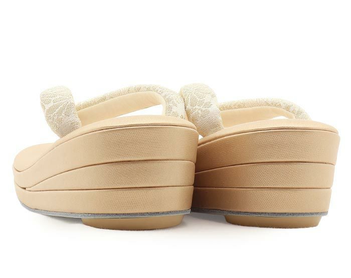 草履留袖用訪問着用レディース白梅謹製Mサイズゴールド金唐花織生地2の3枚芯日本製痛くない歩きやすい女性黒留袖色留袖礼装用フォーマル結婚式ぞうり草履着物草履単品草履だけ