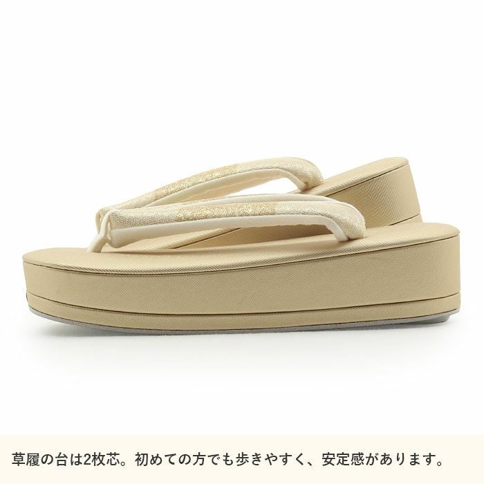 草履バッグセット 留袖用 訪問着用 草履バッグ 螺鈿細工 フリー L
