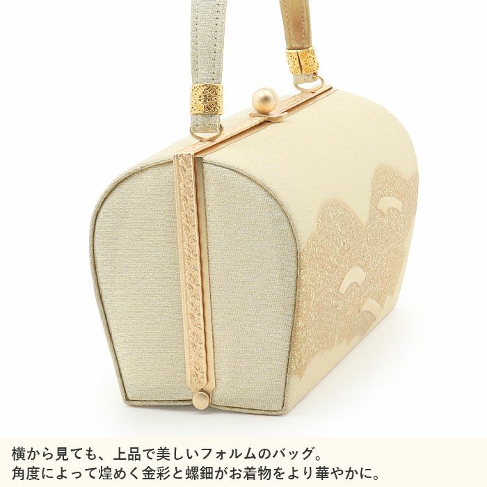 ◆美品　留袖用草履とバッグのセット　みにみに様限定 なごみや 留袖 草履 バッグ セット 訪問着 通年用 日本製 世美庵