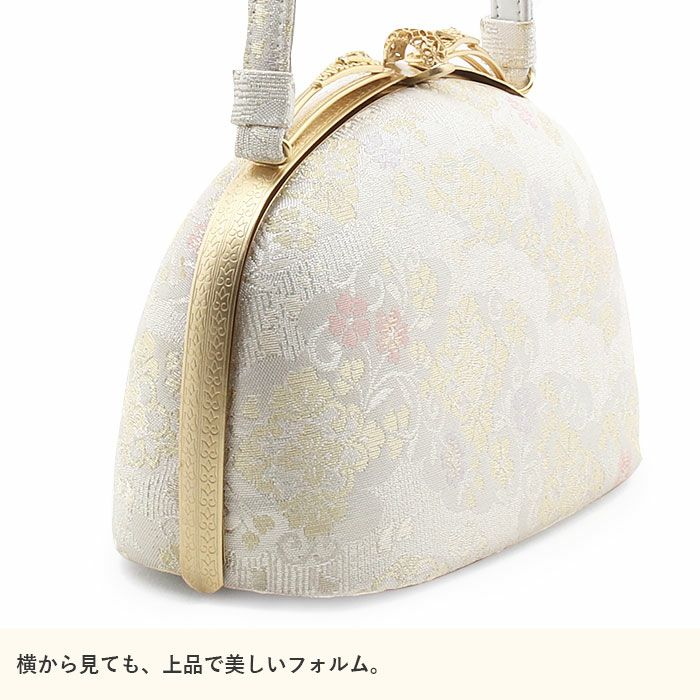アウトレット】草履バッグセット 紗織 黒留袖 礼装用 L 斜め取り華紋