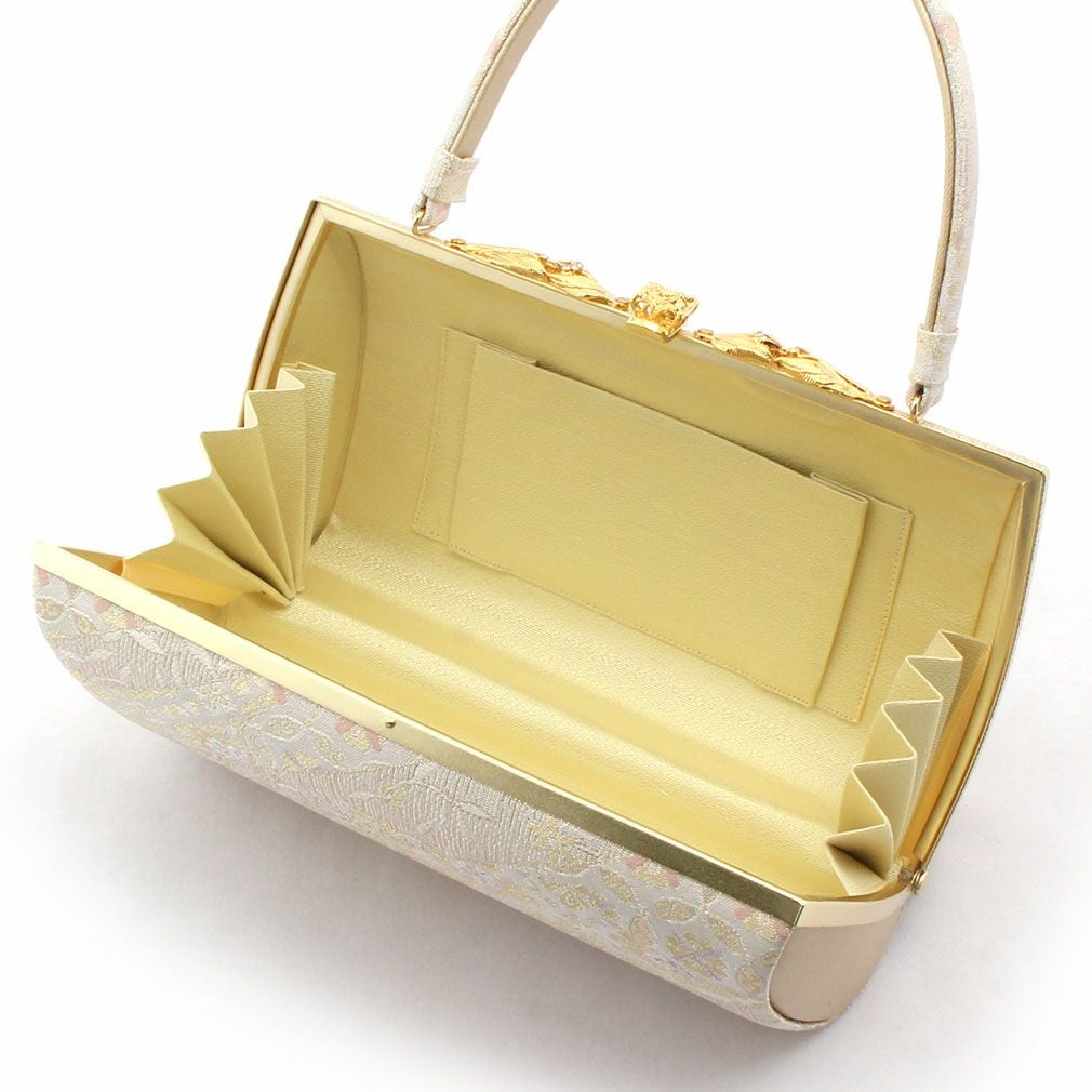 あーるr.m様⭐︎専用　【美品】婚礼用　草履バッグセット 紗織 草履バッグセット 礼装 留袖 訪問着 フォーマル シルバー 白