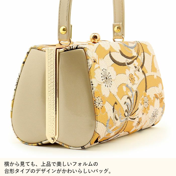 振り袖　バッグ草履セット　ホワイトゴールド 振袖 草履 バッグ セット 成人式 草履バッグセット 振袖用 振り袖 S