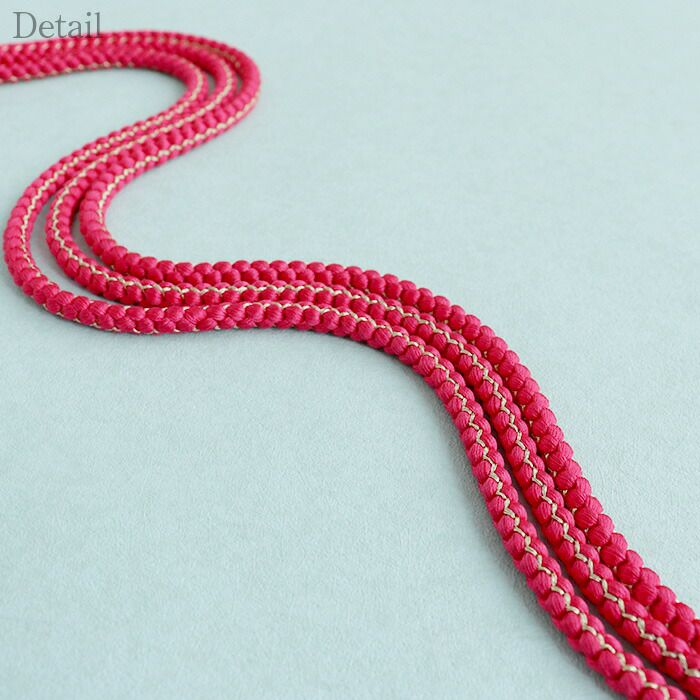 帯締め振袖成人式ポップピンクパール丸組正絹フォーマル礼装着物帯〆安いおしゃれ