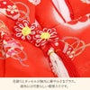 七五三着物3歳三歳女の子販売被布セット7点セット朱赤レッド白鞠毬桜被布着物襦袢重ね衿草履髪飾り巾着フルセット三歳ひな祭り雛祭りお正月お祝い着衣装服装子供レトロ3才三才和装子供用753キッズ