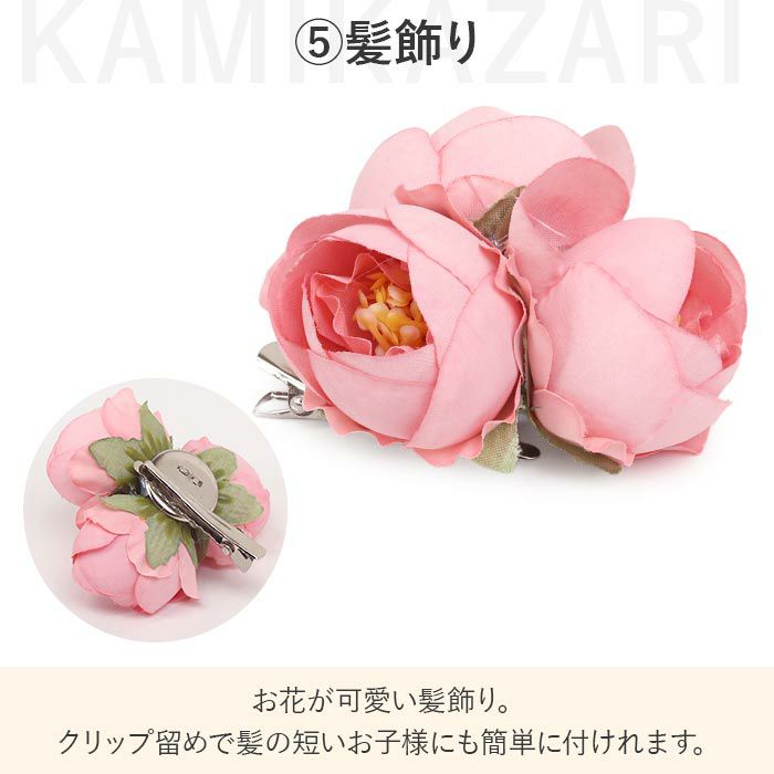 七五三 着物 3歳 三歳 女の子 販売 被布セット 7点セット 朱赤 レッド
