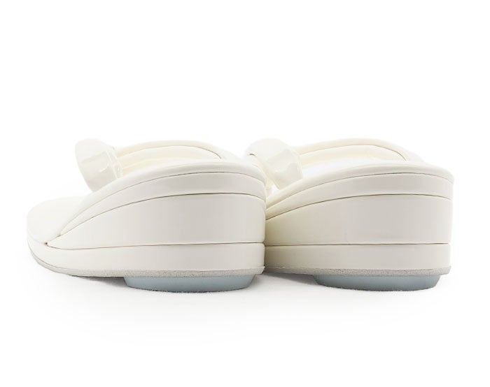 草履訪問着用振袖用レディースLサイズホワイト白エナメル1の3枚芯日本製痛くない歩きやすい女性礼装用フォーマル結婚式ぞうり草履着物草履単品草履だけ