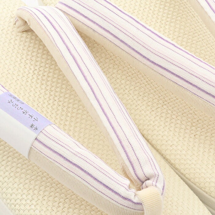 草履レディース普段用カジュアル草履夏夏ぞうり夏用彩小径Lサイズ茶ブラウンベージュ白アイボリー3色展開小千谷ちぢみ本麻鼻緒2枚芯刺繍日本製コルク芯涼しげ痛くない歩きやすい女性女性用ぞうり小紋紬色無地御召草履着物草履単品草履だけ