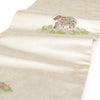 小紋紬色無地御召などのお着物にすぐ使えるお仕立て上がり九寸名古屋帯。春秋冬袷単衣の時期のお着物のお締めいただけます。