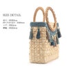 浴衣バッグキステオリジナル斜め掛けかごバッグカゴバッグショルダー2WAYレディースウォーターヒヤシンスタッセルフリンジ洋服兼用浴衣でも使える軽い軽量アジアンファスナー付き天然素材夏バッグベージュ花火大会夏祭り旅行おしゃれ大人可愛い