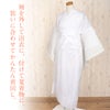 長襦袢白MLLL3サイズ夏用夏真夏単衣薄物夏着物ゆかた綿麻楊柳生地綿麻日本製長じゅばん夏のじゅばんメール便対応可袂袖変え袖脱着式普段用カジュアル用お稽古和装通販購入消臭防臭抗菌加工紐付き丸洗い和装小物和装浴衣
