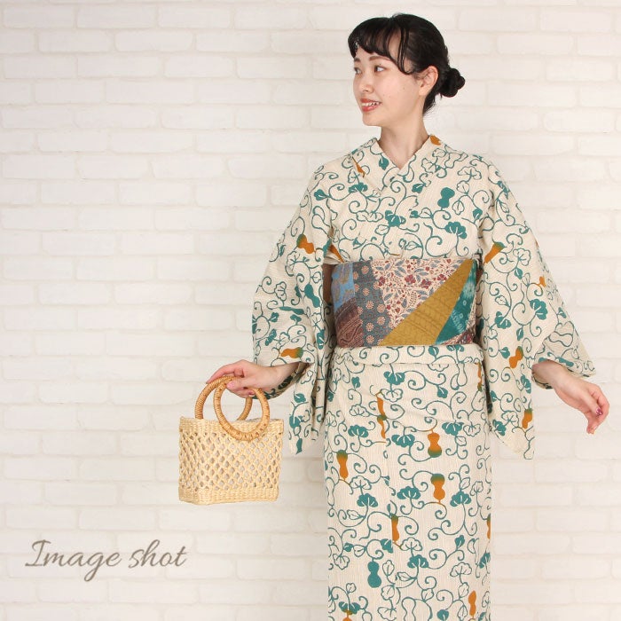 浴衣バッグ斜め掛けかごバッグカゴバッグ洋服和服兼用浴衣で持つバッグ浴衣で持つカバン浴衣でも使える着物レディース単品春夏ベージュ2Type天然素材ベトナム製軽い小さめ2WAYファスナー付きショルダー斜めかけキステオリジナルおしゃれかわいい