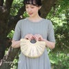 浴衣バッグ斜め掛けかごバッグカゴバッグ洋服和服兼用浴衣で持つバッグ浴衣で持つカバン浴衣でも使える着物レディース単品春夏ベージュ2Type天然素材ベトナム製軽い小さめ2WAYファスナー付きショルダー斜めかけキステオリジナルおしゃれかわいい