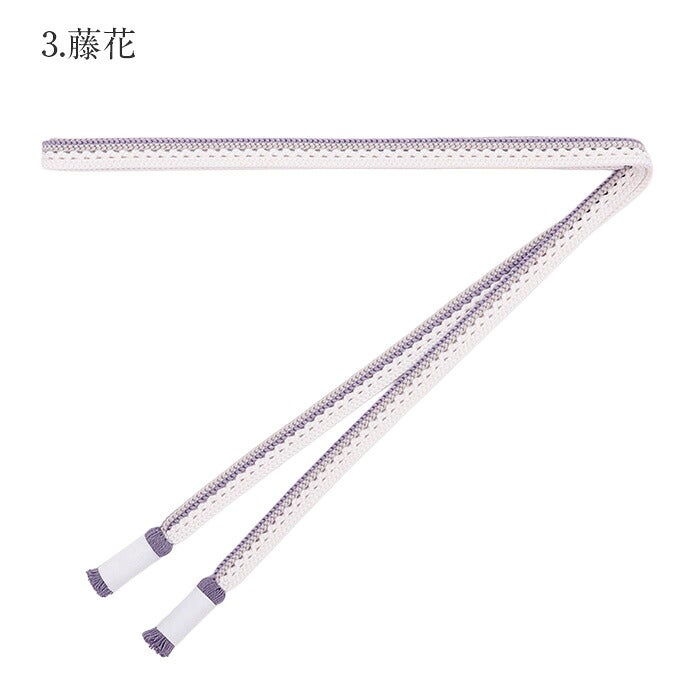 帯締めkissteオリジナルカジュアル普段用夏用全6色紫薄茶金ピンク緑レース組み銀散らし日本製メール便対応可上品カジュアル紬小紋色無地夏着物翠嵐工房キステオリジナル和色大人カラーきちんと感涼しげ可愛い