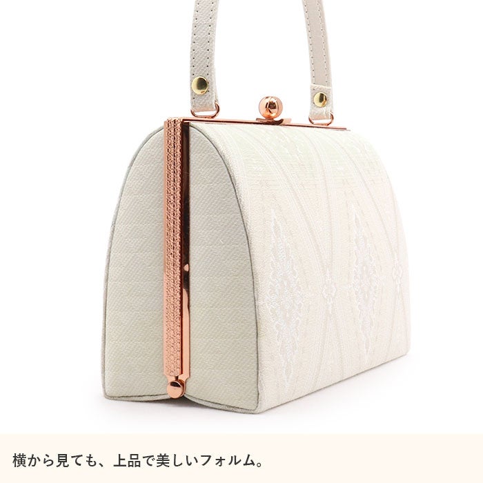 草履バッグセット留袖用訪問着用草履バッグフリーサイズLサイズオフホワイトグリーン帯地花菱2枚芯日本製痛くない黒留袖色留袖礼装用フォーマル結婚式ぞうり草履草履バック草履バックセット着物