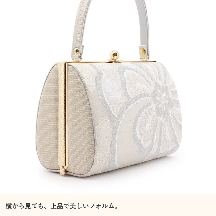 成人式草履バックセット振袖草履バッグセット草履バッグフリーサイズLサイズシルバー白桜花文帯地銀糸2枚芯日本製痛くない振袖卒業袴振り袖ママ振おしゃれはたちぞうり草履草履バック草履バッグ着物