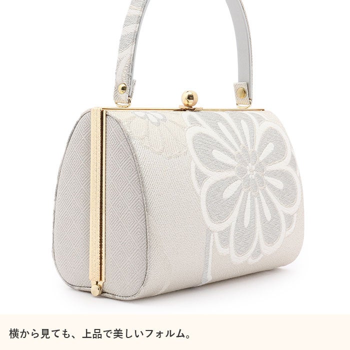 成人式草履バックセット振袖草履バッグセット草履バッグフリーサイズLサイズシルバー白菊桜雪輪帯地2枚芯日本製痛くない振袖卒業袴振り袖ママ振おしゃれはたちぞうり草履草履バック草履バッグ着物