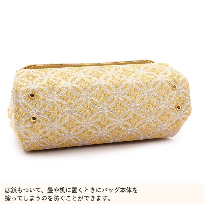 草履バッグセット留袖用訪問着用草履バッグ世美庵SMLLLサイズ金銀ゴールドシャンパンゴールドシルバー小さめ大きめ3枚芯七宝花菱織生地かぶせ3枚芯日本製優花緒痛くない黒留袖色留袖礼装用フォーマル結婚式ぞうり草履草履バック着物